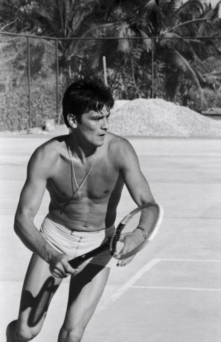 Delon was discovered in Cannes