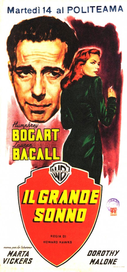Pulp International - Vintage Italian poster for Il grande sonno