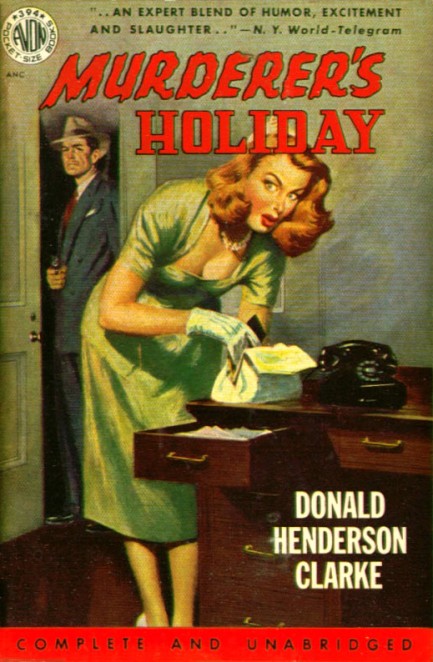 Pulp International - Vintage cover for Louis Beretti by Donald Henderson  Clarke