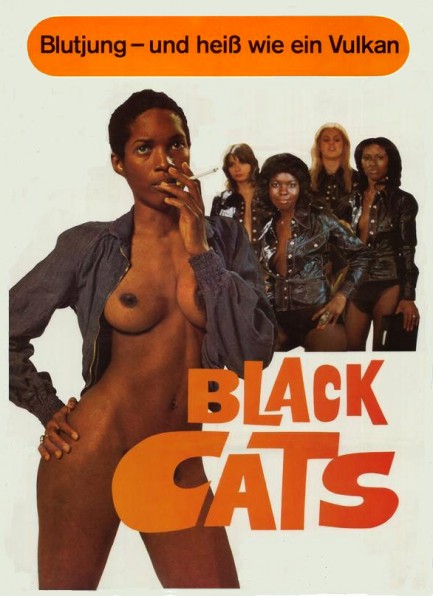 433px x 596px - Pulp International - Two vintage posters for Black Alley Cats circa 1973
